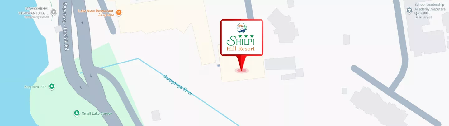 Shilpi Hill Resort location map in Saputara, Gujarat