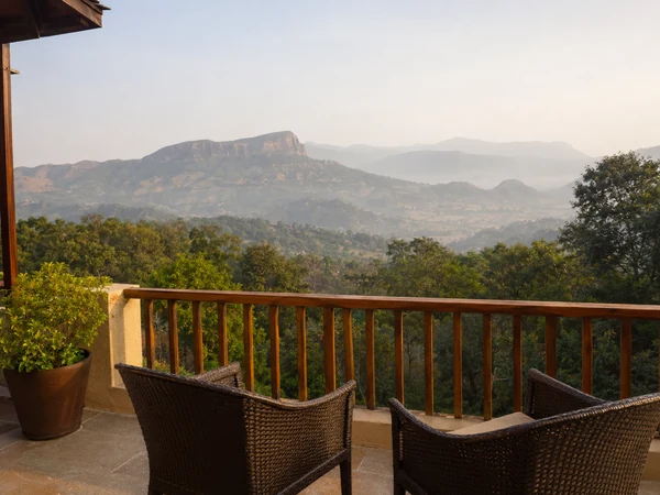 Panoramic mountain and valley views